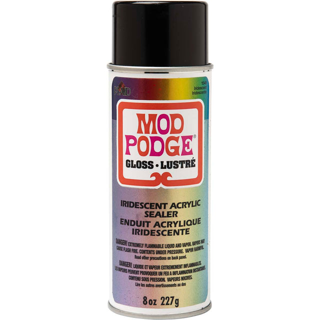 mod podge spray acrylic sealer iridescent