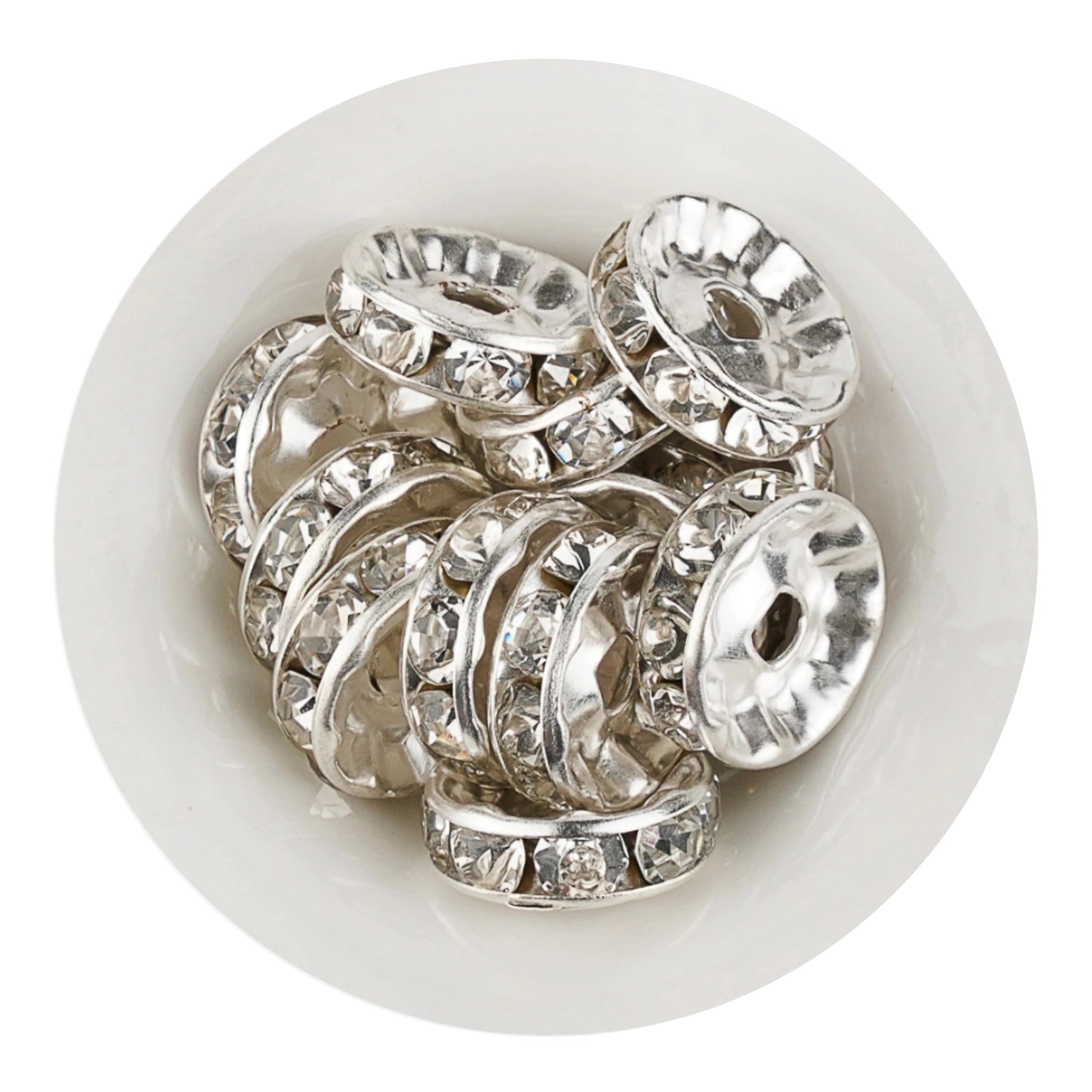 Bead Spacer Disc - Silver - DIY Craft Warehouse