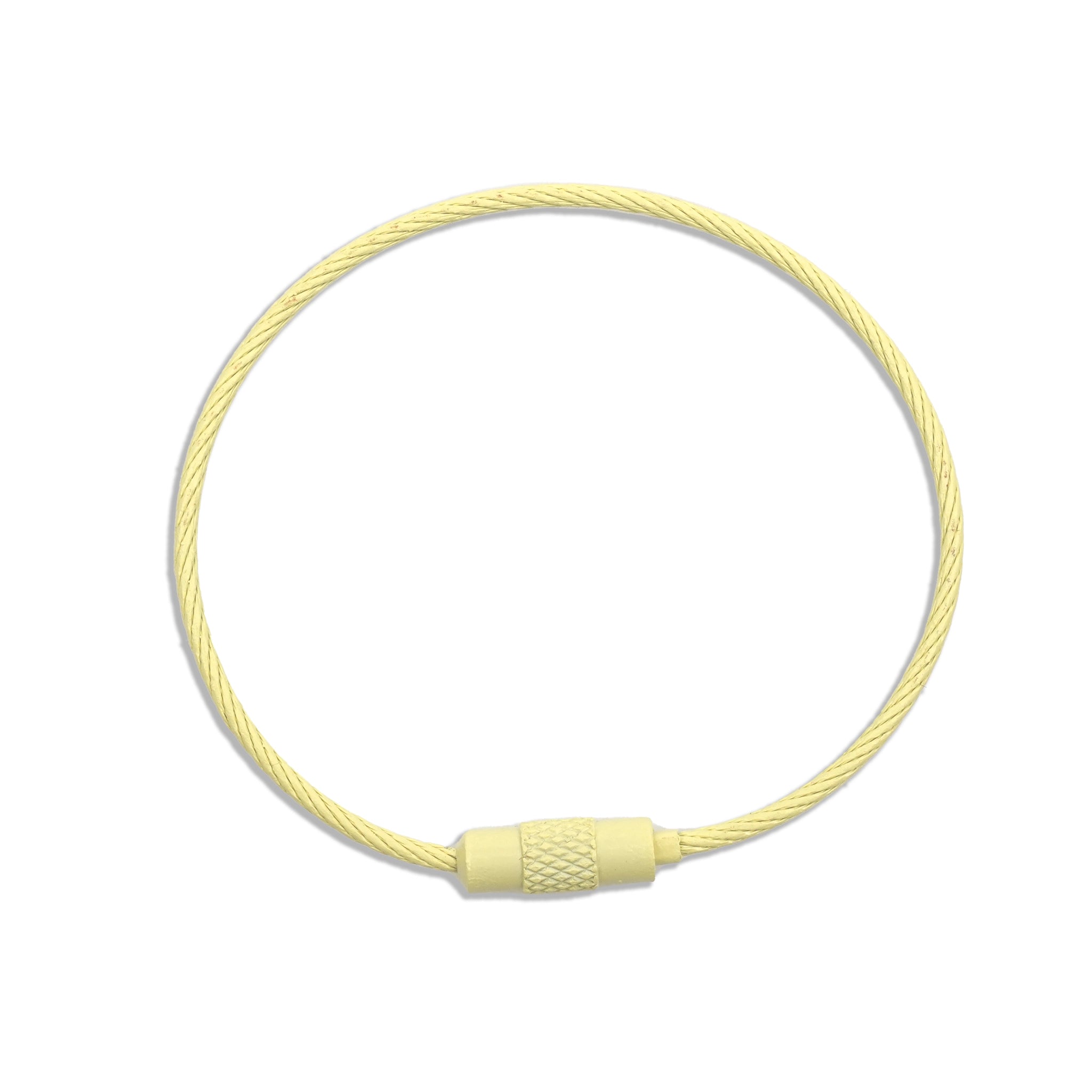 Beadable Charm Tumbler Cable - Light Yellow - DIY Craft Warehouse