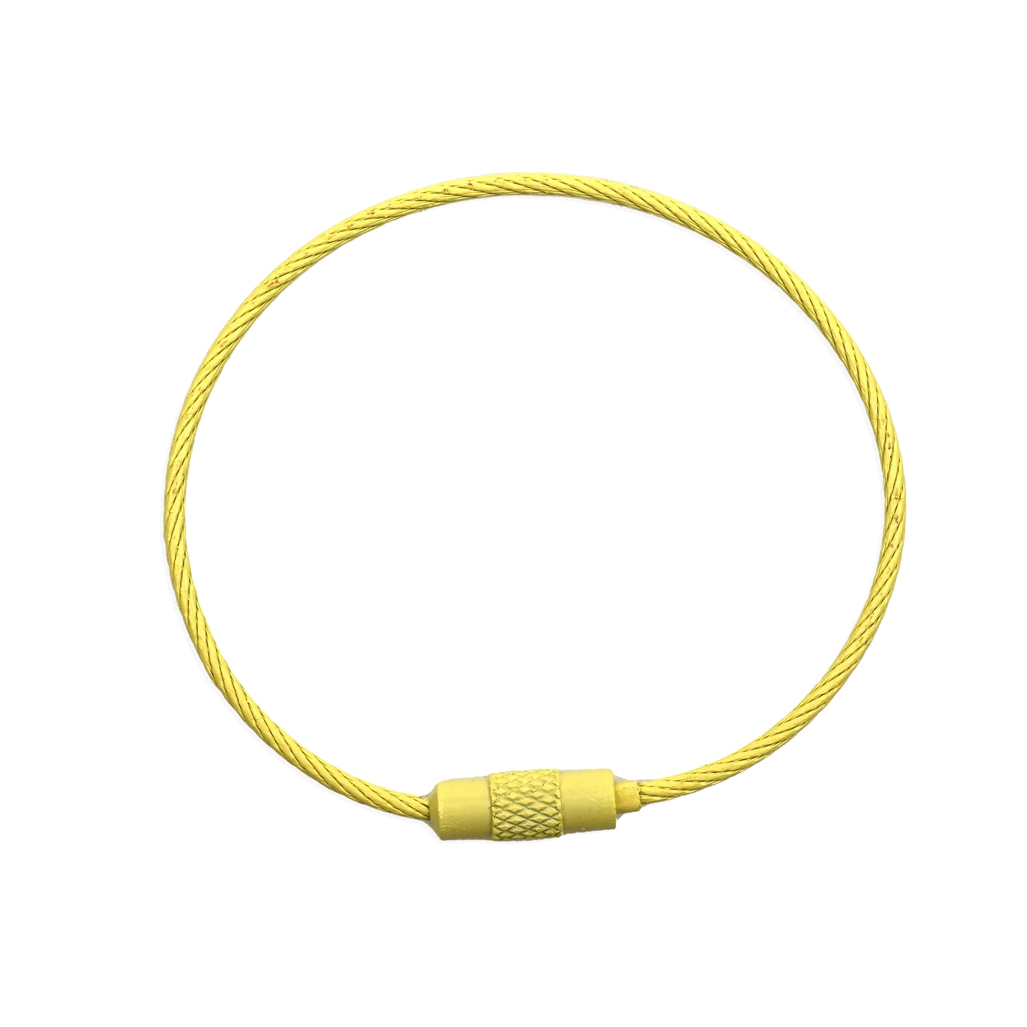 Beadable Charm Tumbler Cable - Yellow - DIY Craft Warehouse