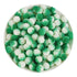 Bumpy Beads - Green & White 2 Tone - DIY Craft Warehouse