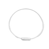 Beadable Charm Tumbler Cable - White