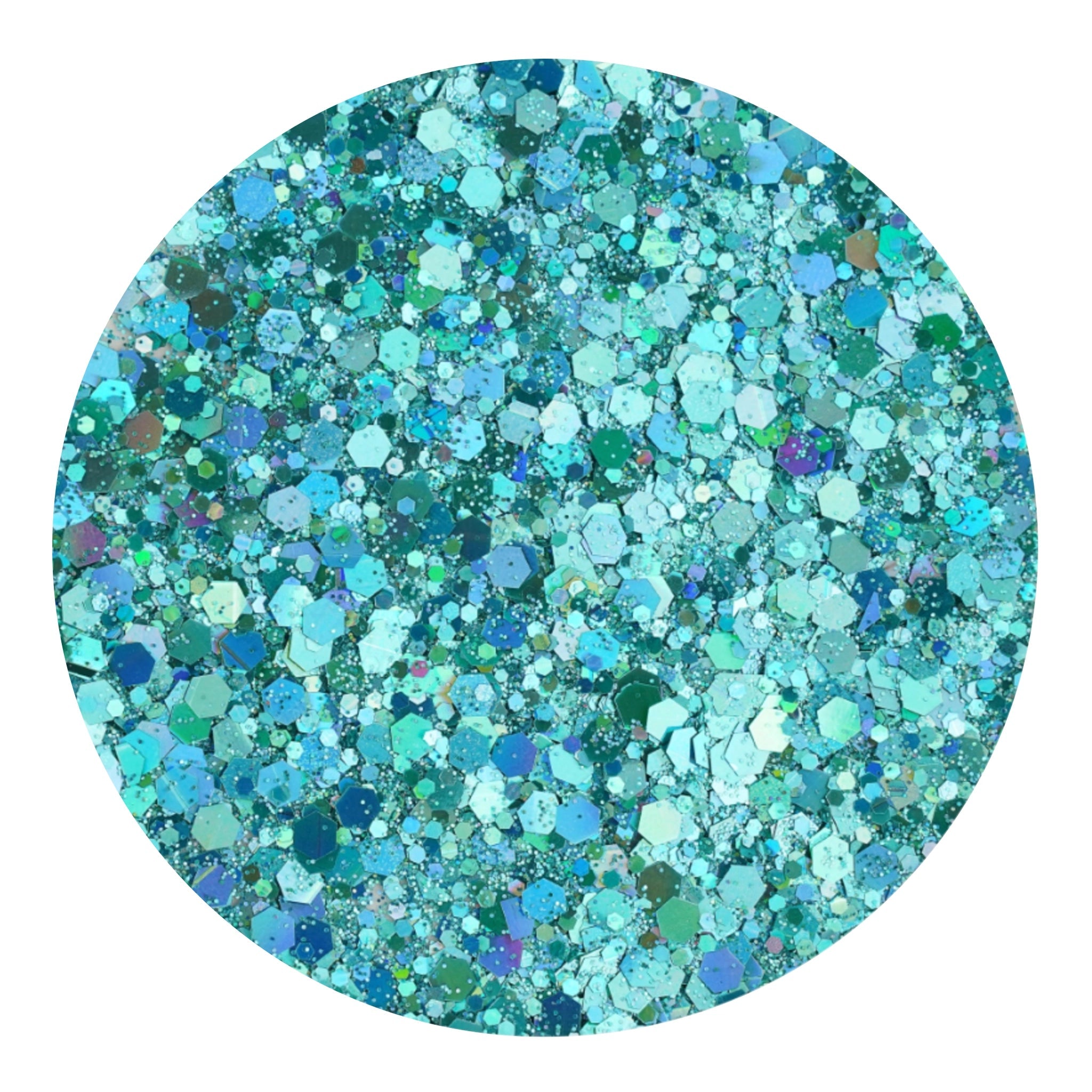 Chunky Glitter Holographic - Frosted Mint - DIY Craft Warehouse