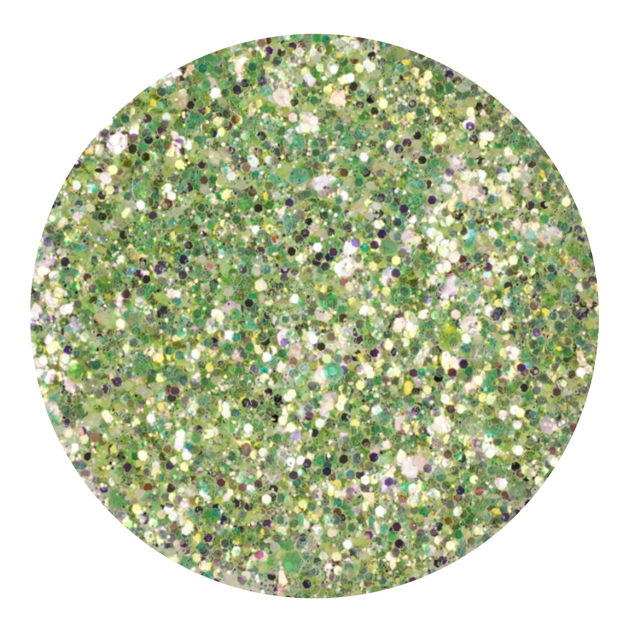 Chunky Glitter Rainbow Iridescent - Green Goddess - DIY Craft Warehouse