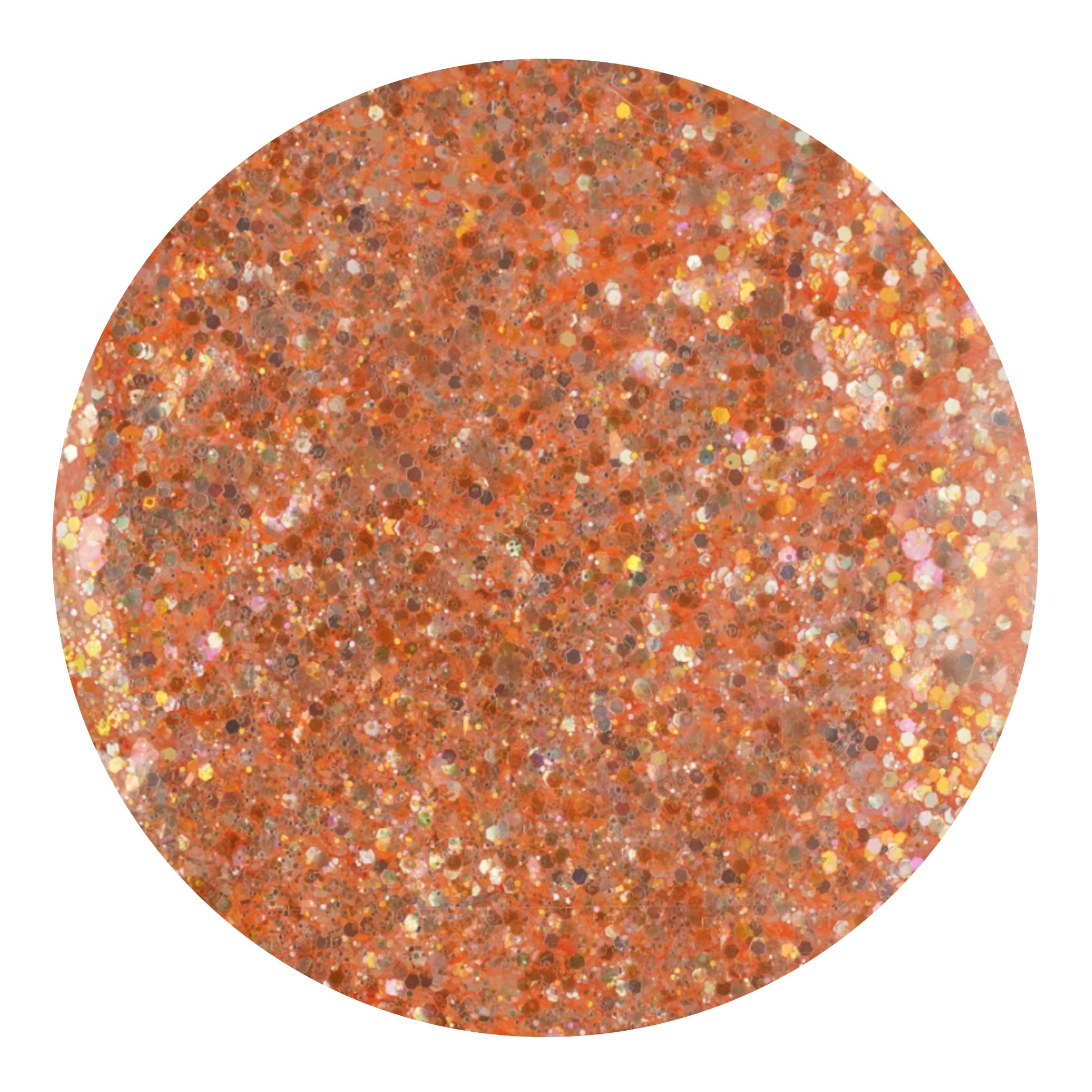 Chunky Glitter Rainbow Iridescent - Mango Tango - DIY Craft Warehouse