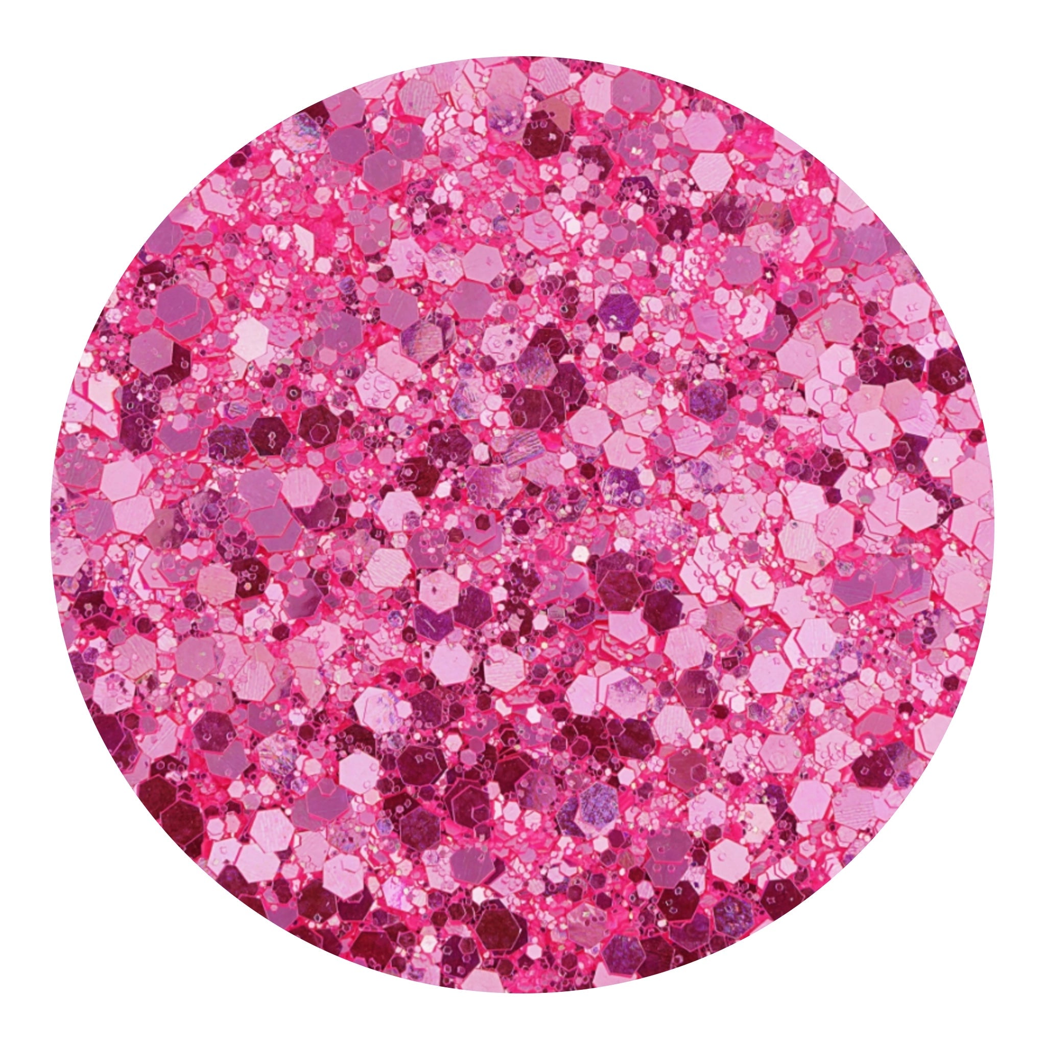 Chunky Glitter Reflective Boho - Pink Sugar - DIY Craft Warehouse