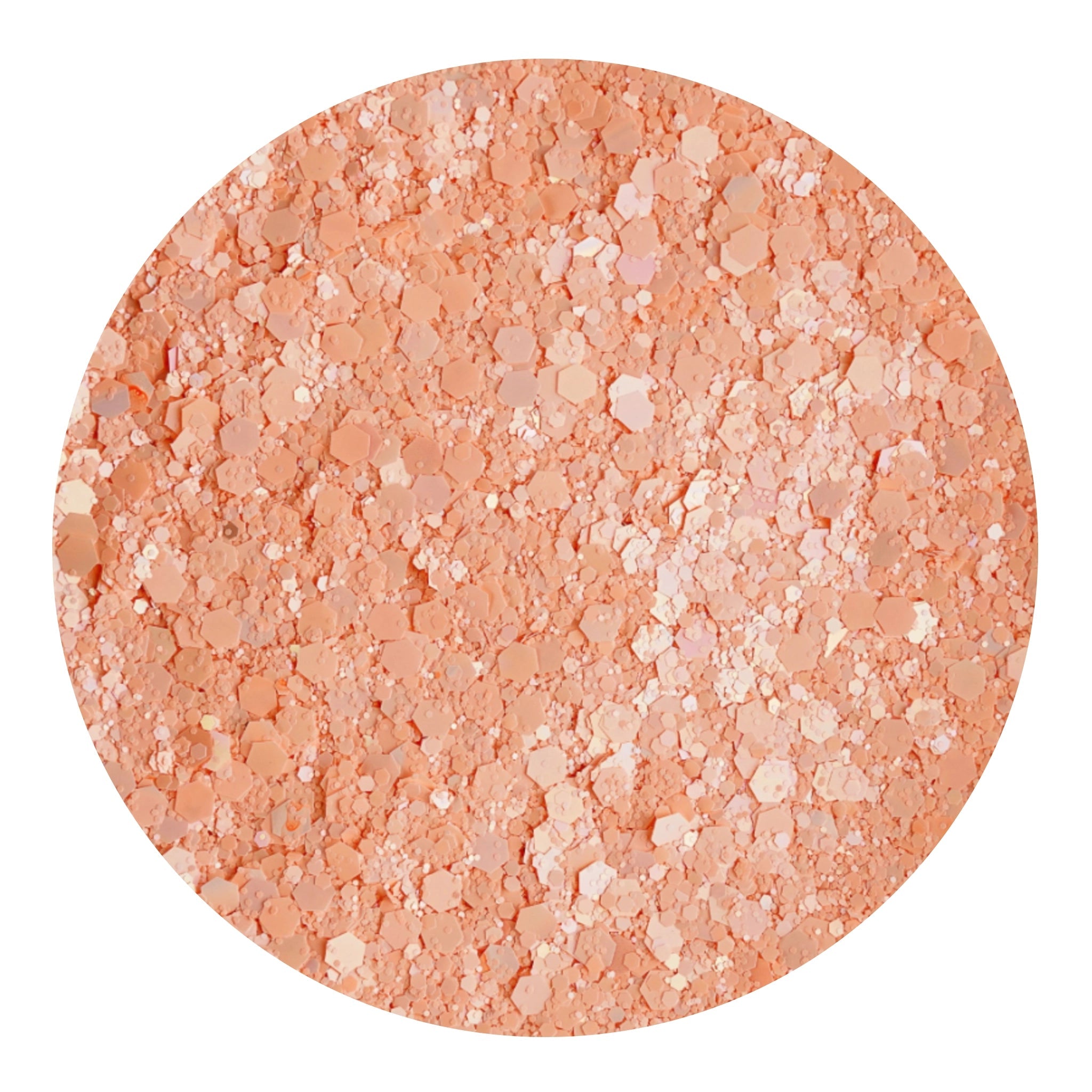 Chunky Glitter Sweet Pastel - Peachy Petals - DIY Craft Warehouse