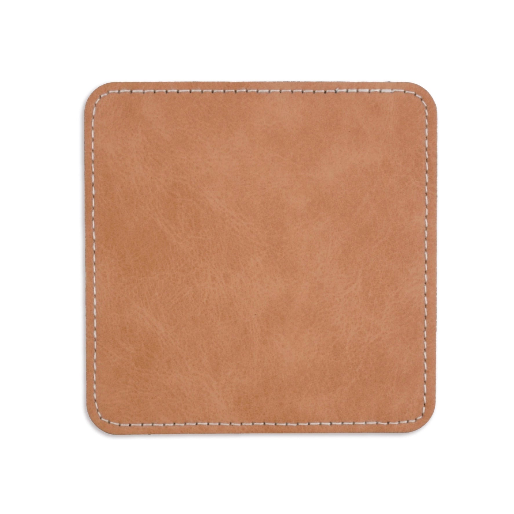 Coaster Vegan Leather Square - Tan - DIY Craft Warehouse