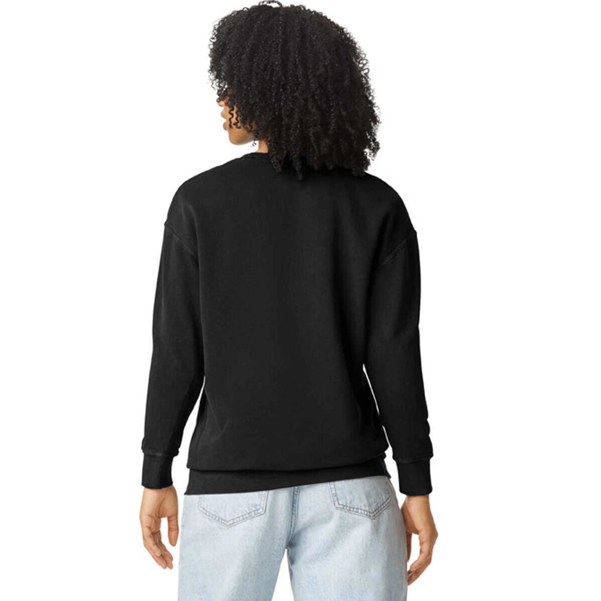 Comfort Colors Crewneck Sweatshirt - Black - DIY Craft Warehouse