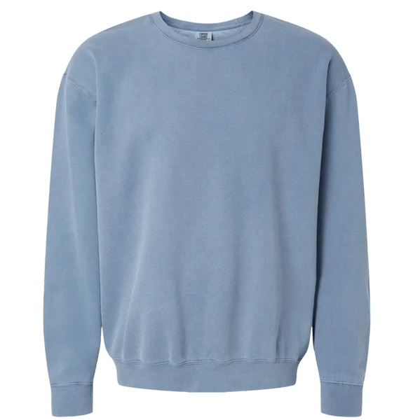 Comfort Colors Crewneck Sweatshirt Blue Jean