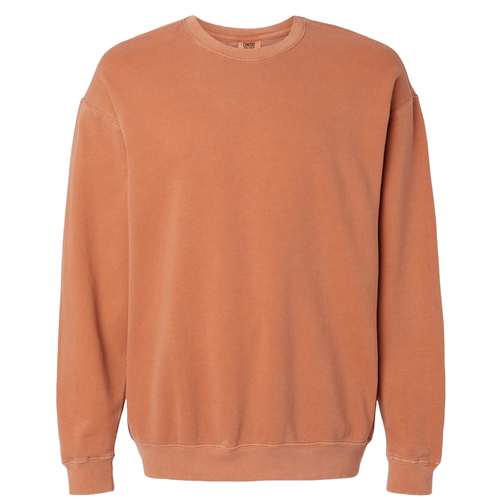 Comfort Colors Crewneck Sweatshirt - Yam - DIY Craft Warehouse