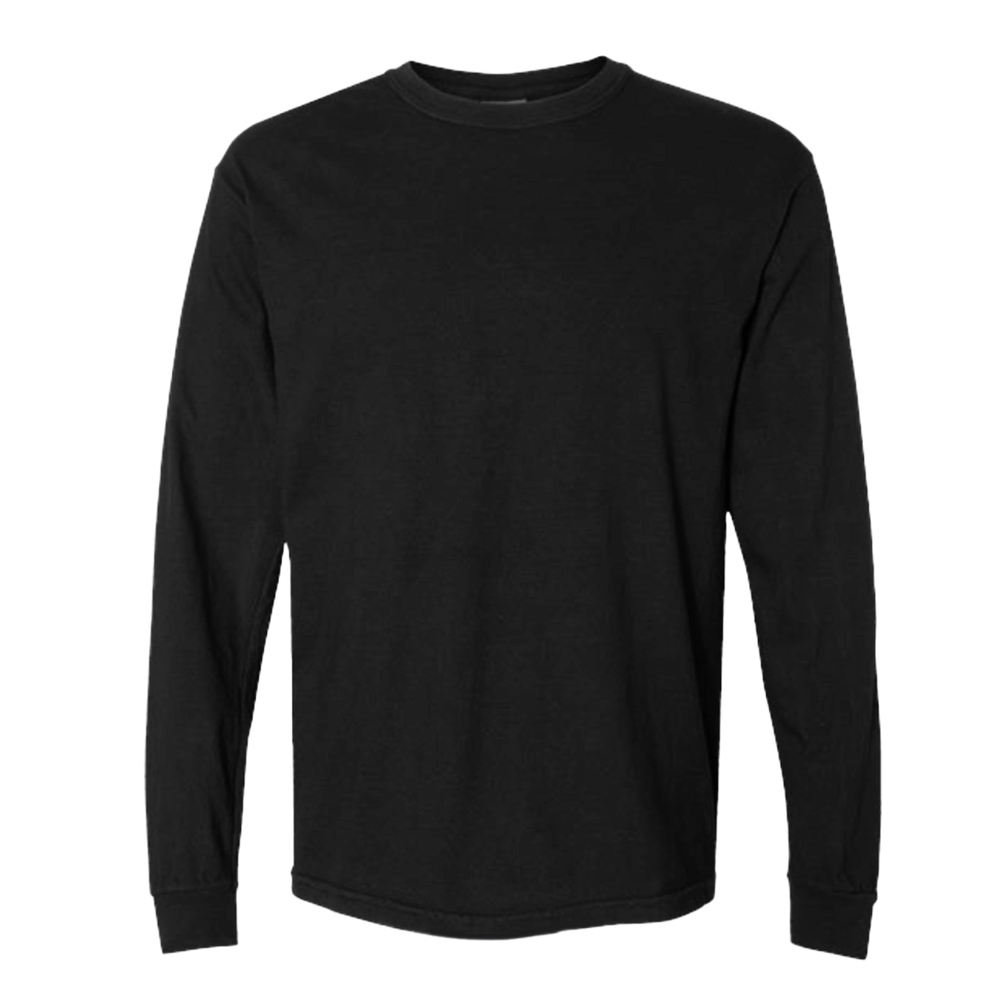 Comfort Colors Relaxed Long Sleeve T-Shirt - Black - DIY Craft Warehouse