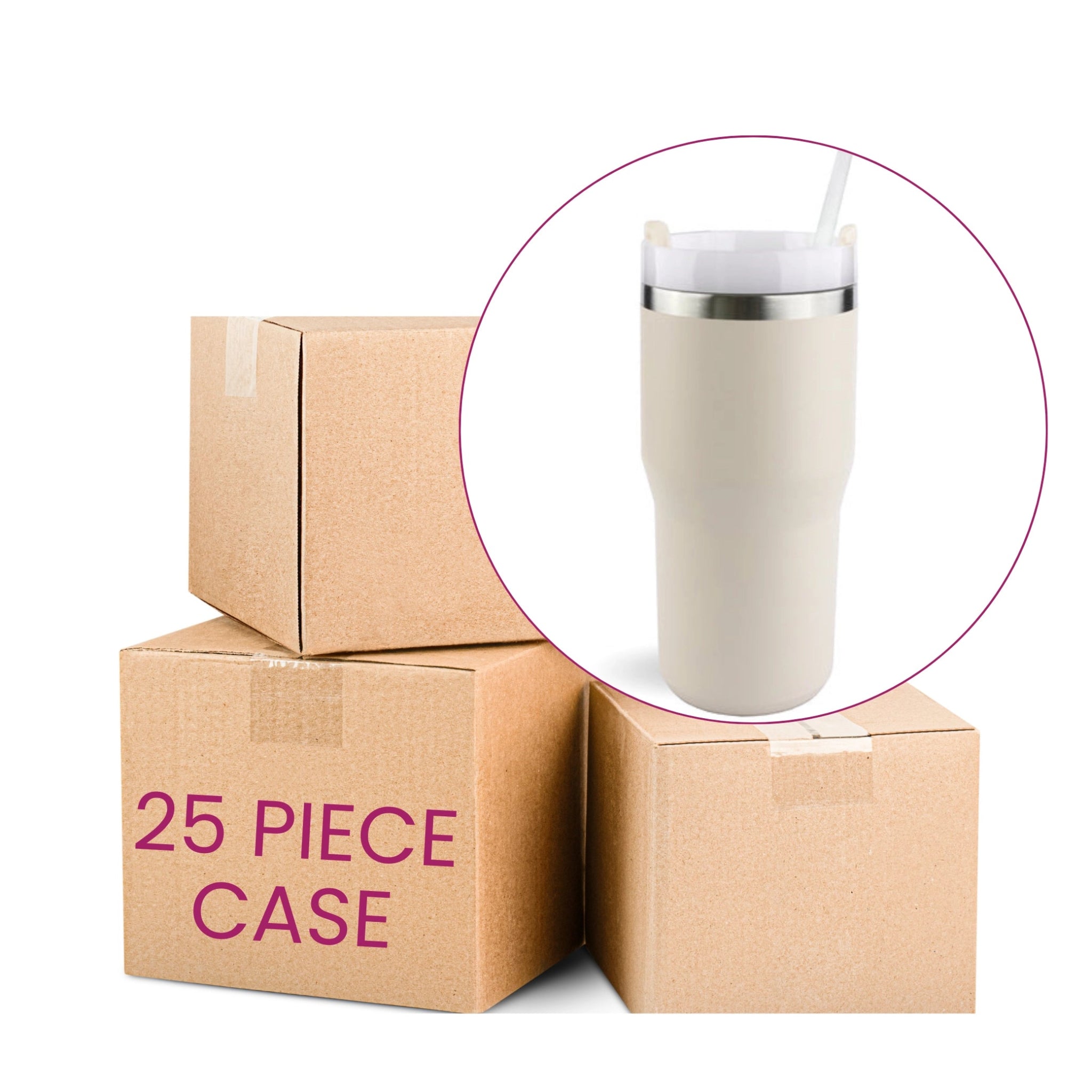 Commuter Tumbler - Ivory - DIY Craft Warehouse