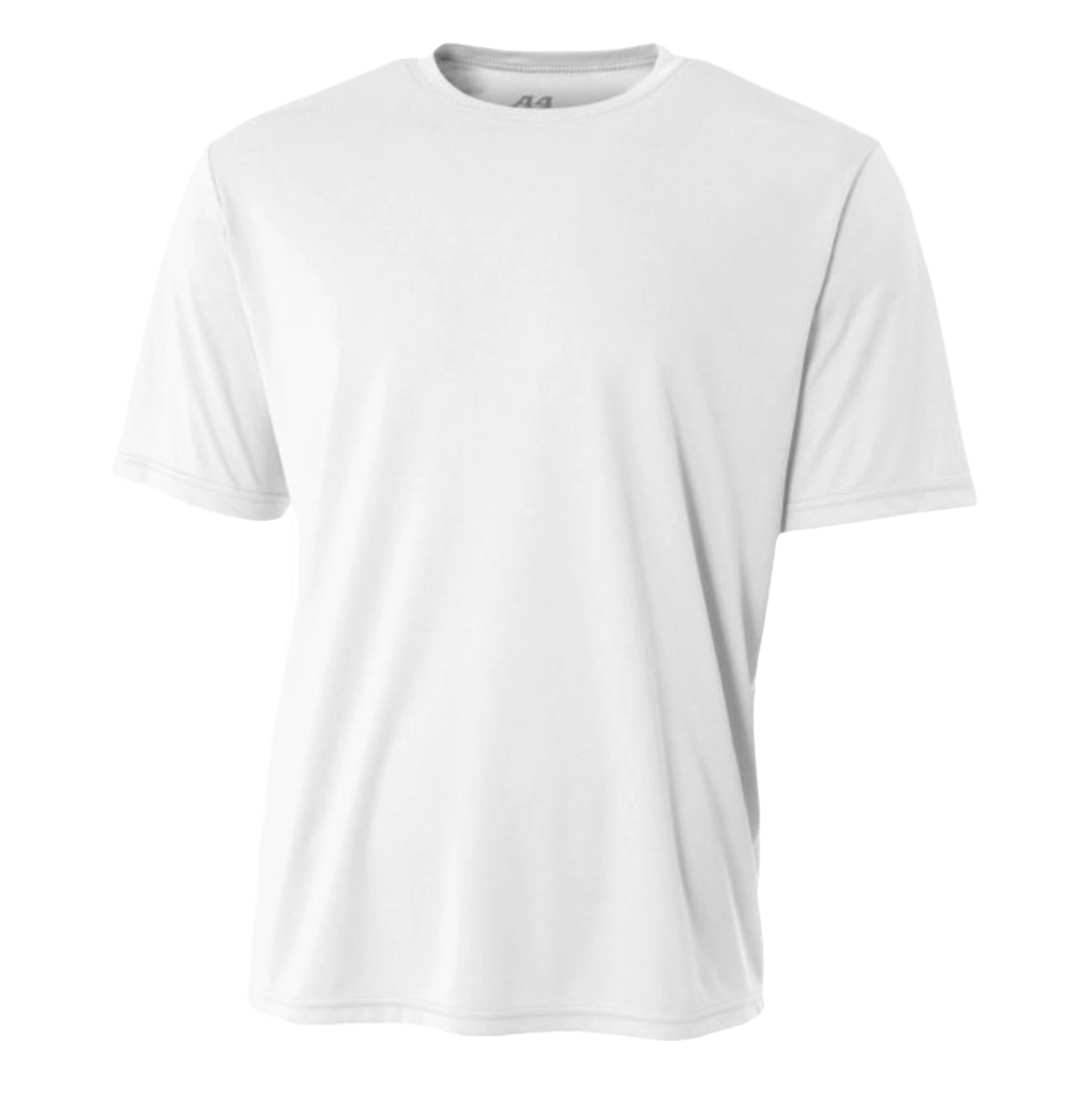 Cooling Performance T-Shirt Short Sleeve - White - DIY Craft Warehouse