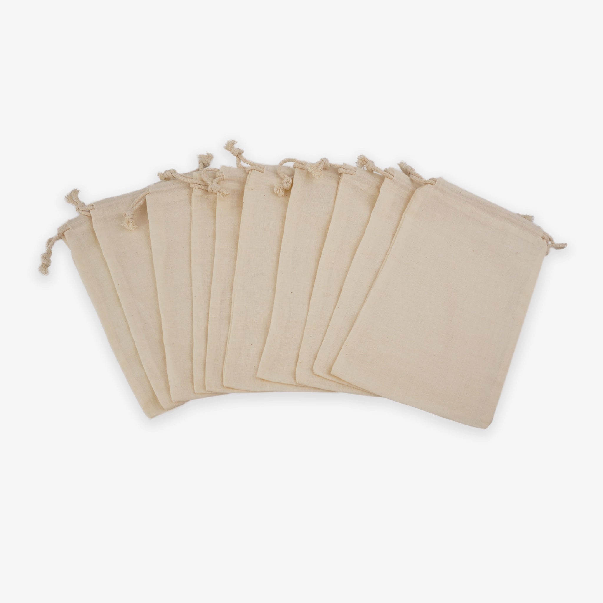 Cotton Muslin Bags - Natural - DIY Craft Warehouse