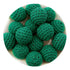 Crochet Wood Bead - Green - DIY Craft Warehouse