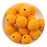 Crochet Wood Bead - Orange - DIY Craft Warehouse