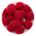 Crochet Wood Bead - Red - DIY Craft Warehouse