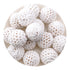 Crochet Wood Bead - White - DIY Craft Warehouse