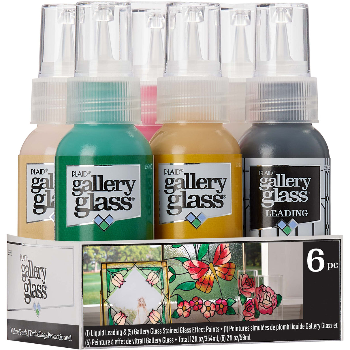 Gallery Glass Paint Set - Floral