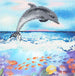 Diamond Art Kit Intermediate - Dolphin - DIY Craft Warehouse DIY Craft Warehouse