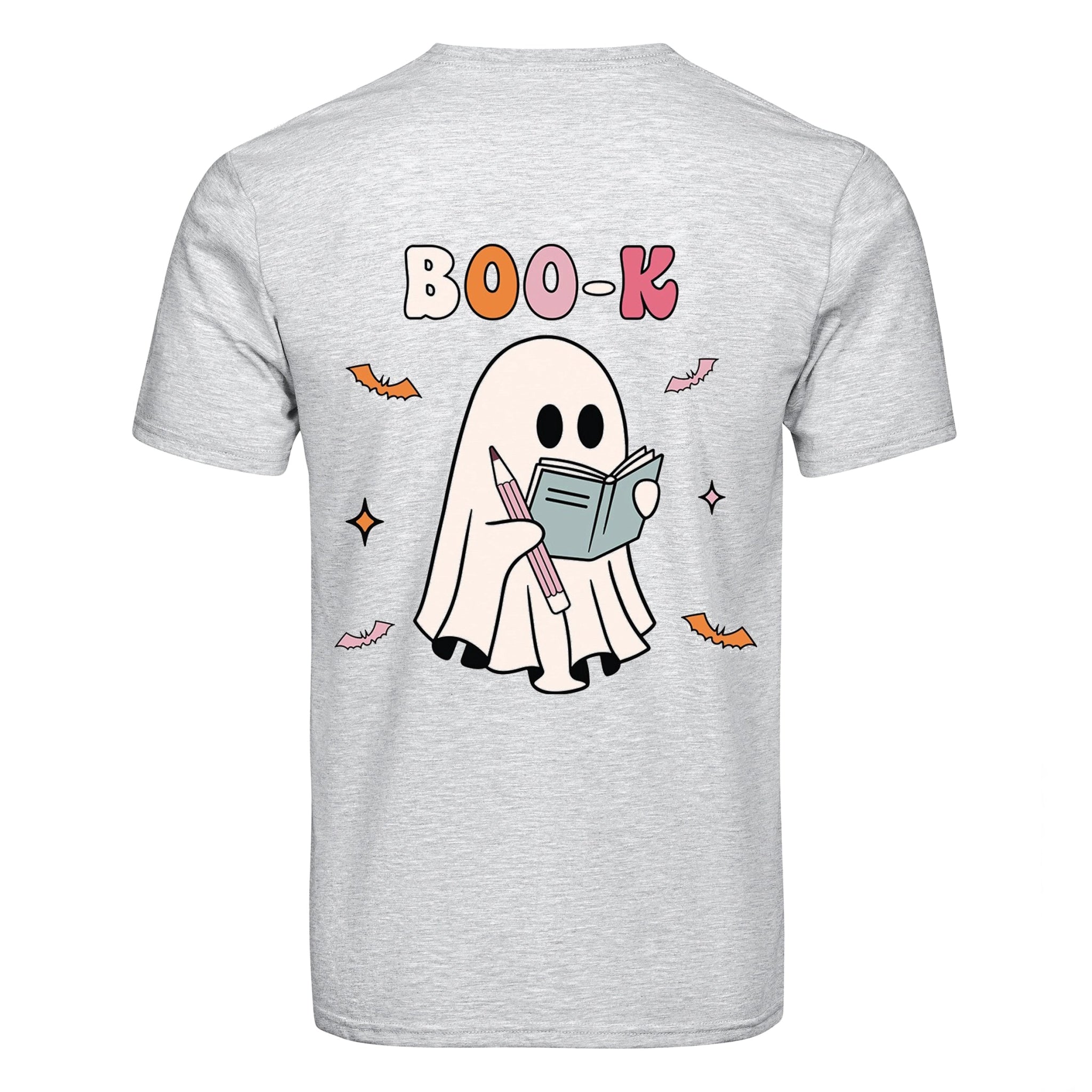 DTF Heat Transfer - Boo-k Ghost - DIY Craft Warehouse