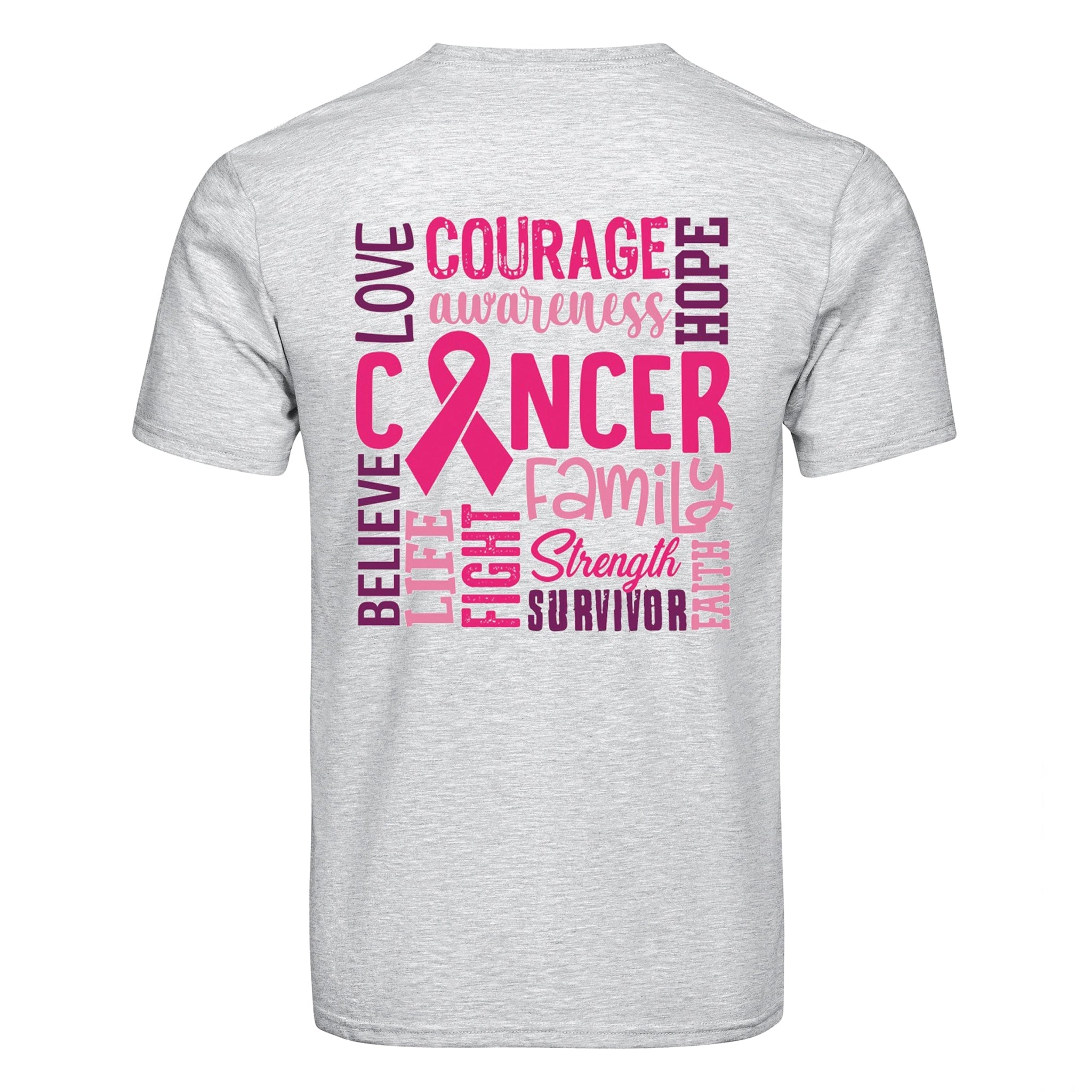 DTF Heat Transfer - Cancer Courage - DIY Craft Warehouse