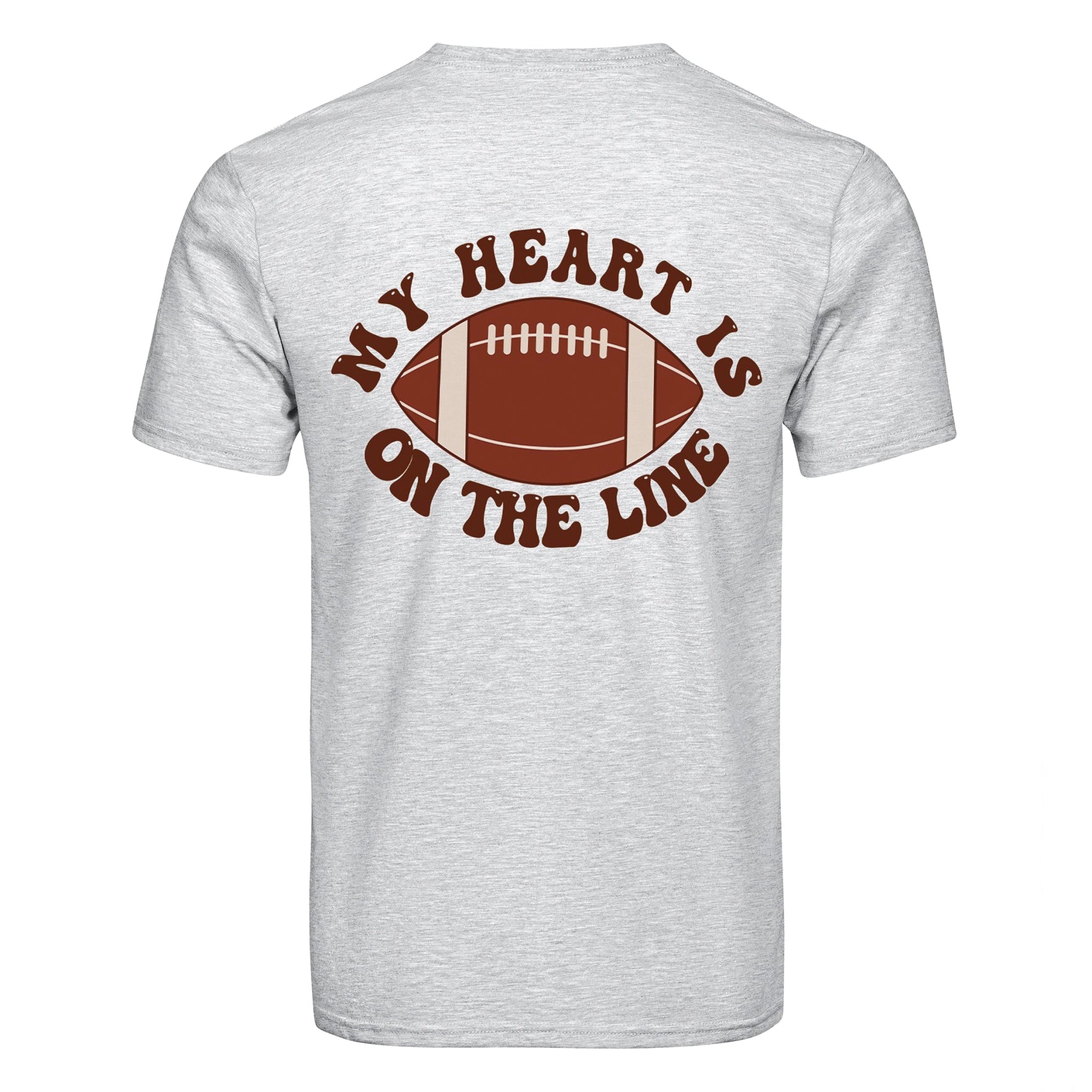 DTF Heat Transfer - My Heart Football - DIY Craft Warehouse