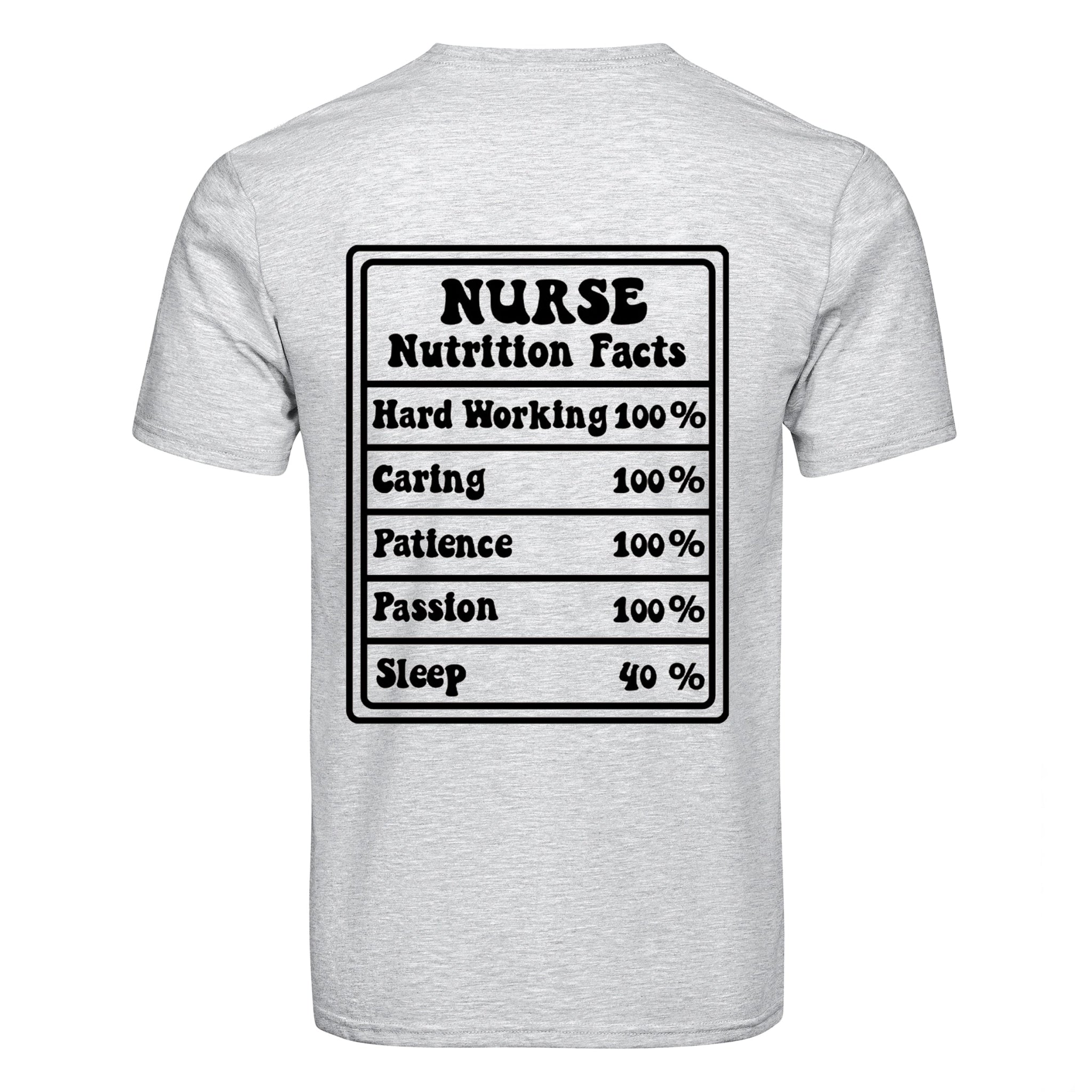 DTF Heat Transfer - Nurse Nutrition Facts - DIY Craft Warehouse