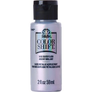 color shift acrylic paint silver flash