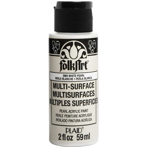 FolkArt Multi-Surface Acrylic Paint - Pearl White