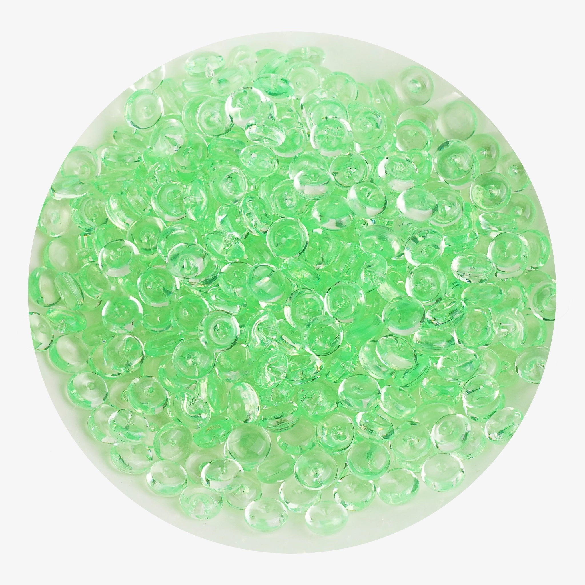 Fish Bowl Beads - Bright Green - DIY Craft Warehouse