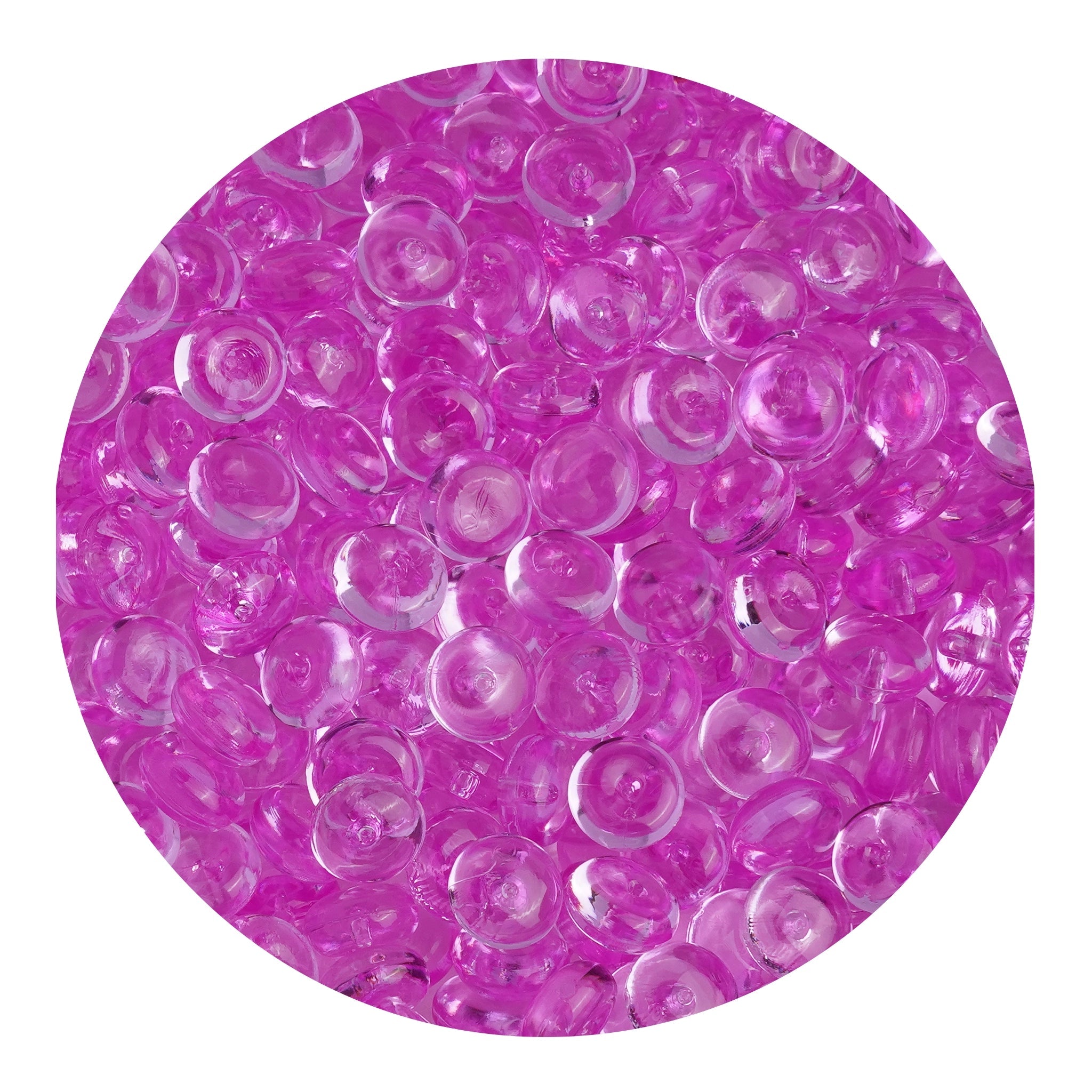 Fish Bowl Beads - Bright Purple - DIY Craft Warehouse