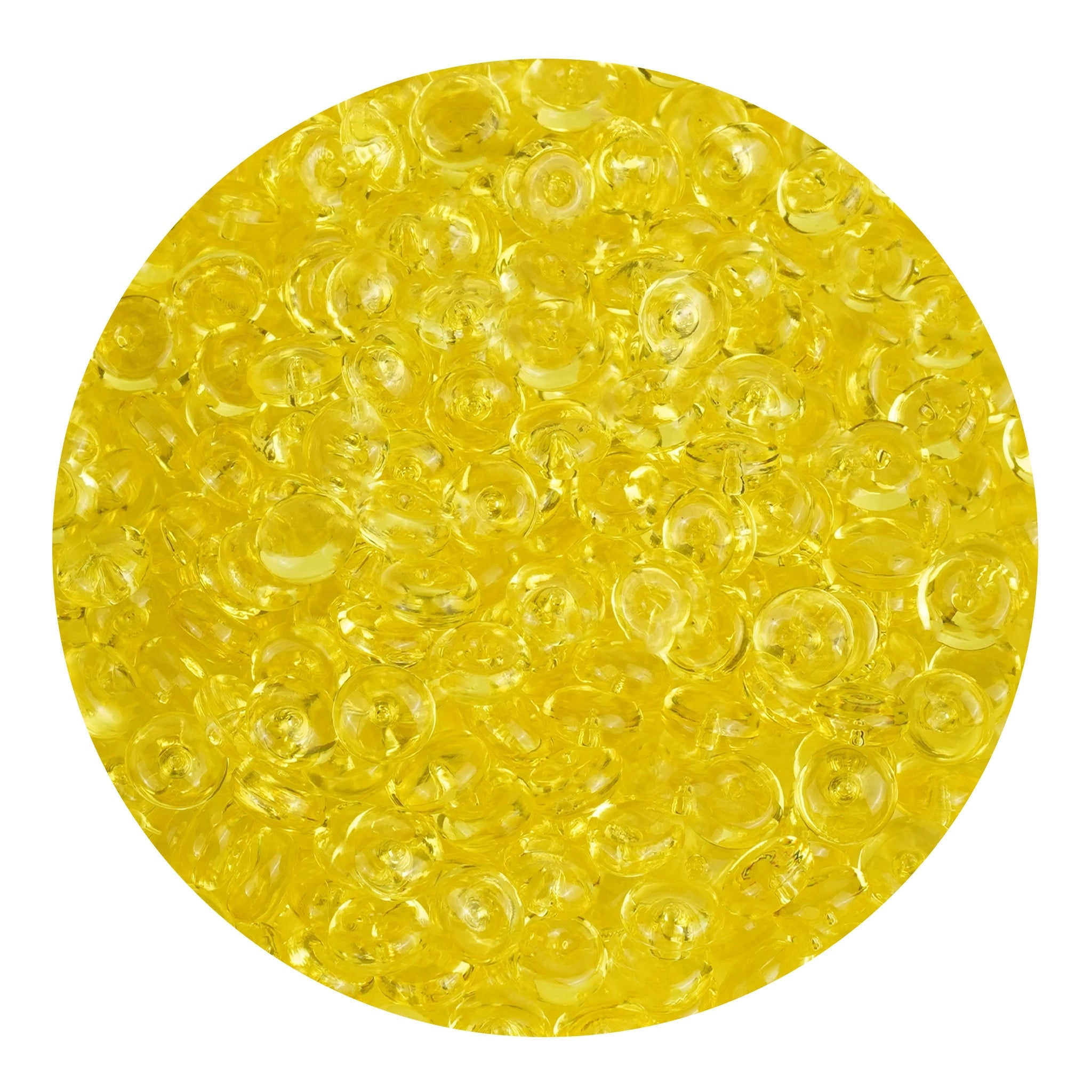 Fish Bowl Beads - Bright Yellow - DIY Craft Warehouse