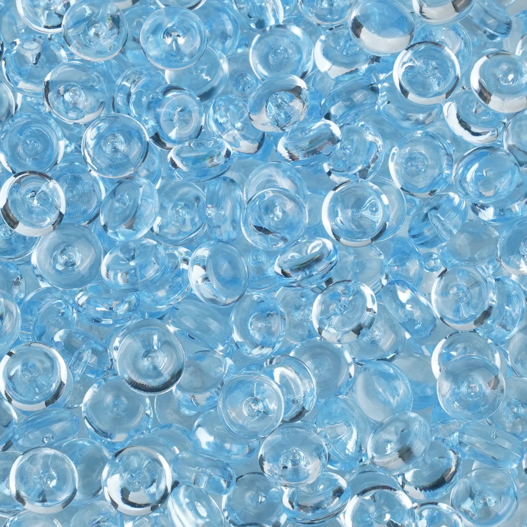 Fish Bowl Beads - Light Blue - DIY Craft Warehouse