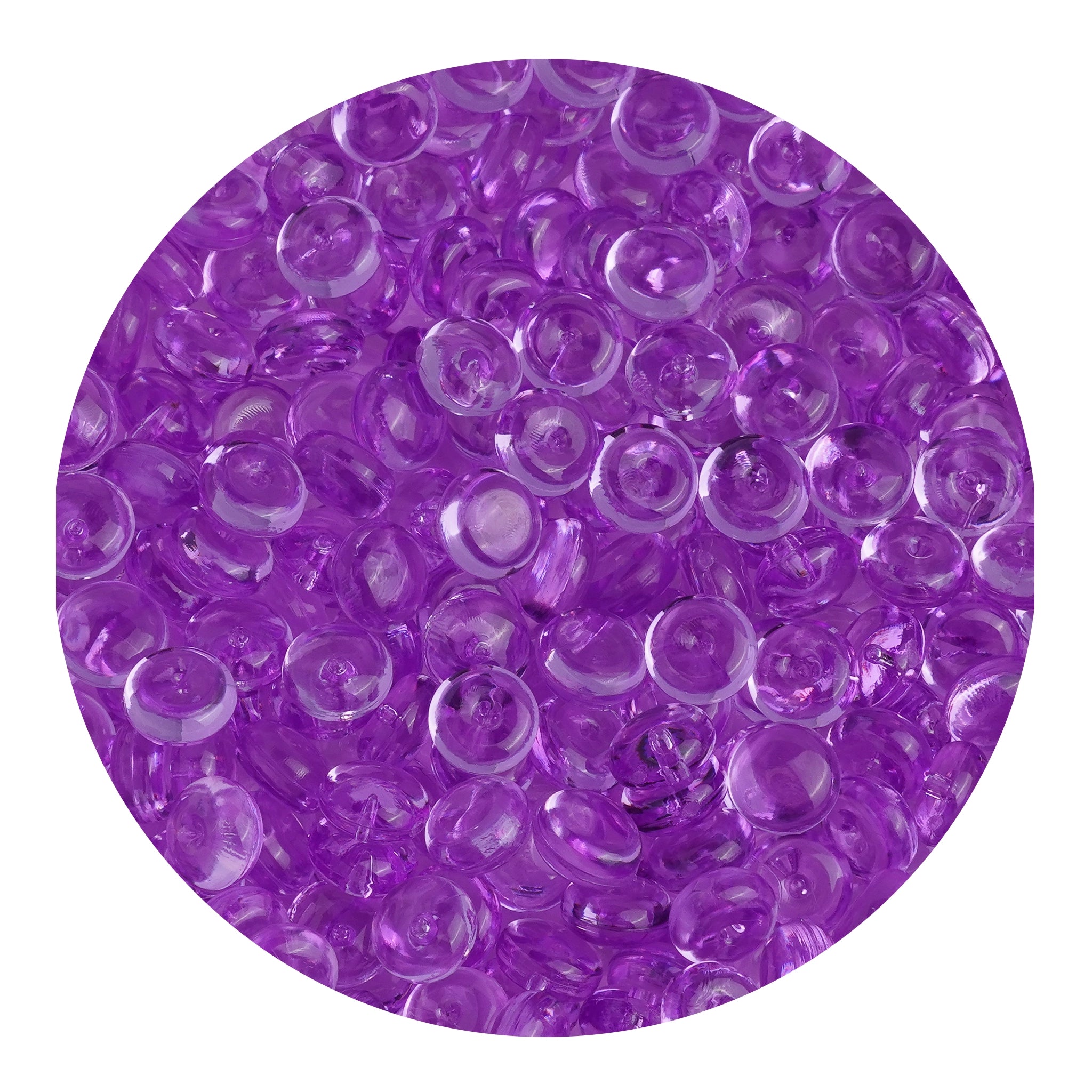 Fish Bowl Beads - Purple - DIY Craft Warehouse