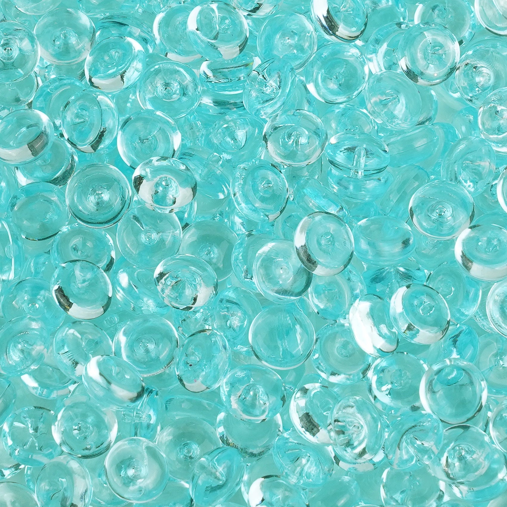 Fish Bowl Beads - Teal - DIY Craft Warehouse