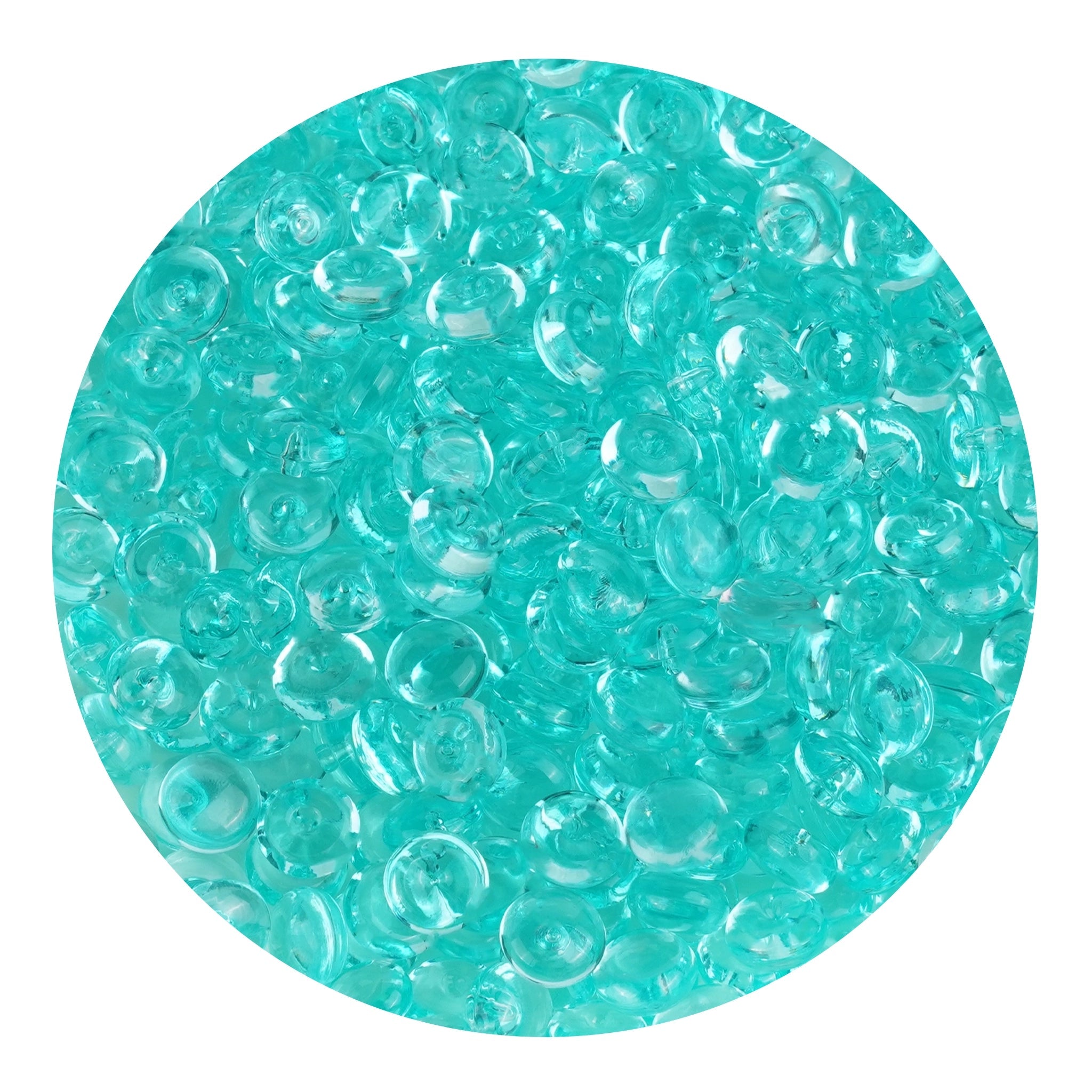 Fish Bowl Beads - Teal - DIY Craft Warehouse