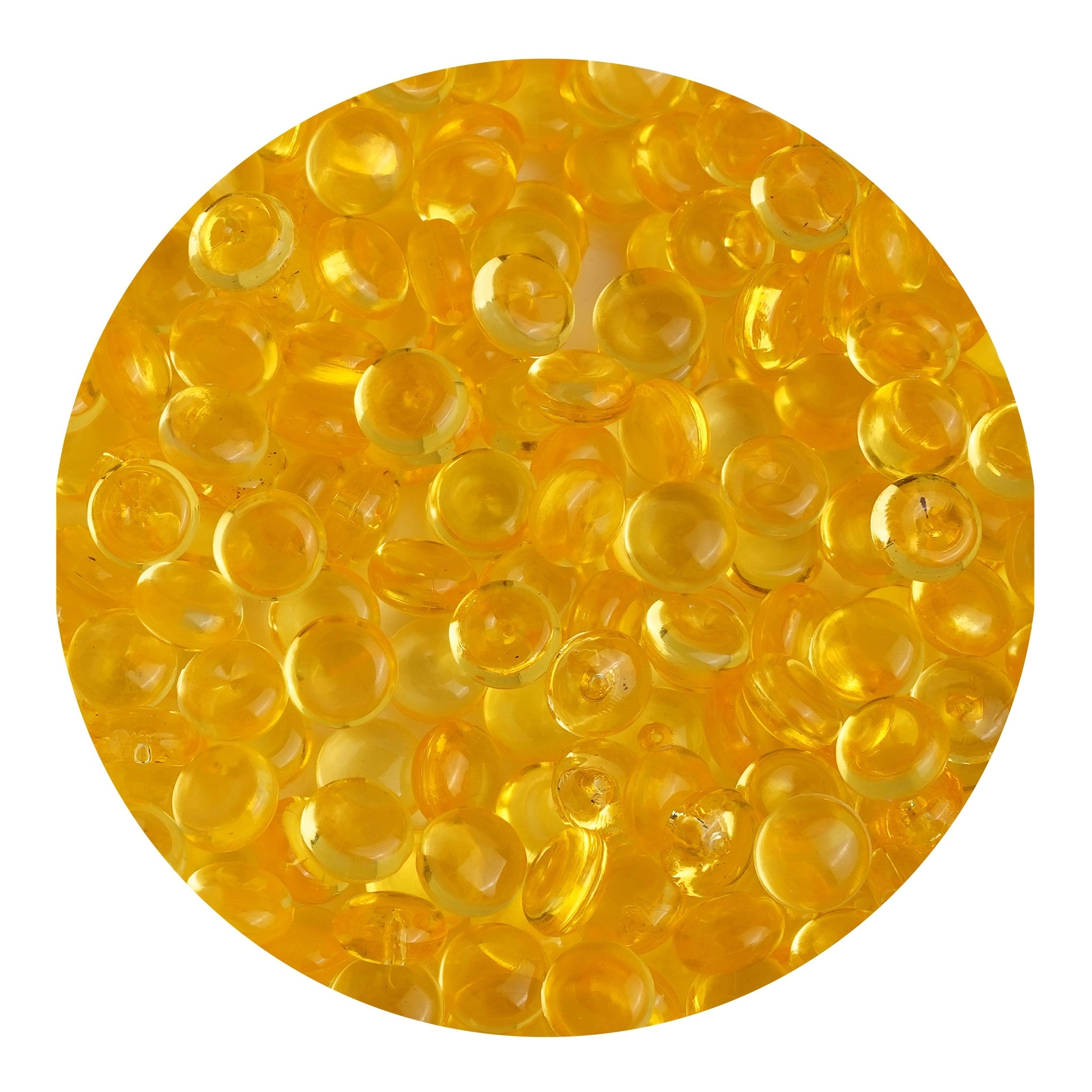 Fish Bowl Beads - Yellow - DIY Craft Warehouse