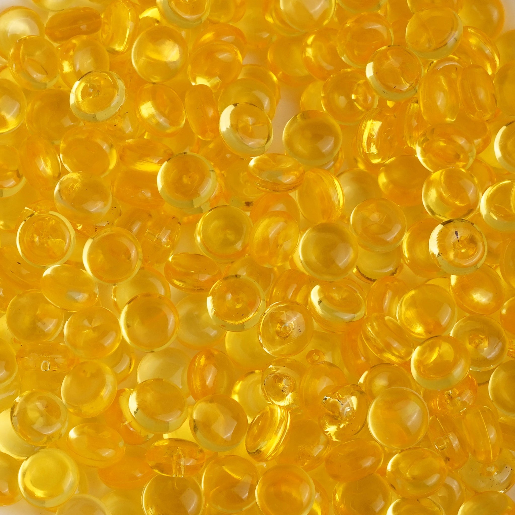 Fish Bowl Beads - Yellow - DIY Craft Warehouse