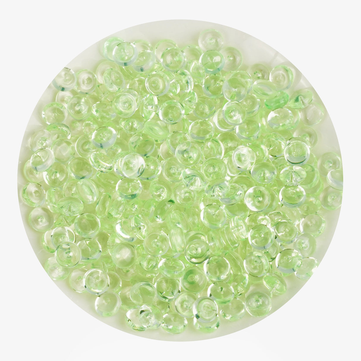 fish bowl beads green