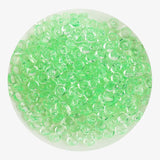 fish bowl beads bright green
