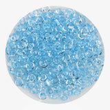 fish bowl beads light blue