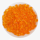 fish bowl beads orange