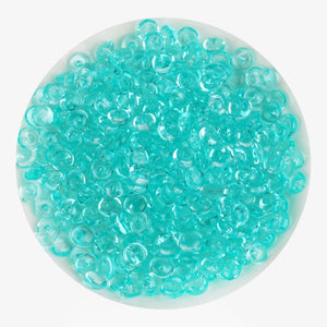 fish bowl beads teal