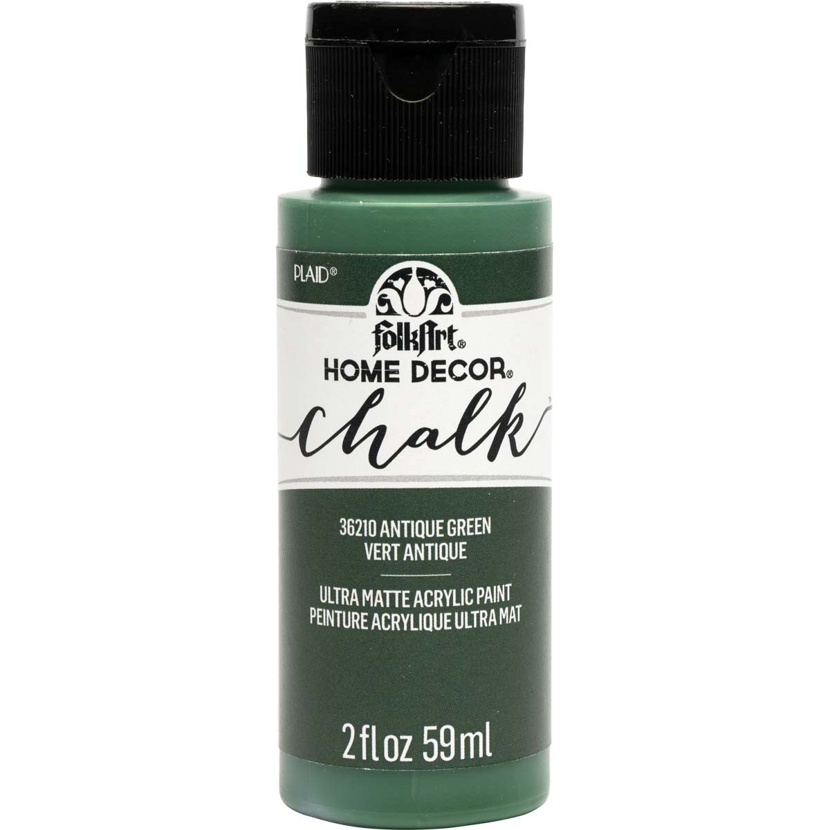 FolkArt Chalk Acrylic Paint - Antique Green - DIY Craft Warehouse