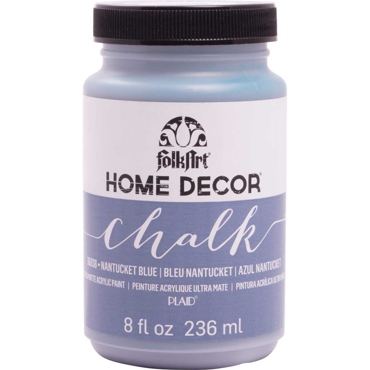 FolkArt Chalk Acrylic Paint - Nantucket Blue - DIY Craft Warehouse