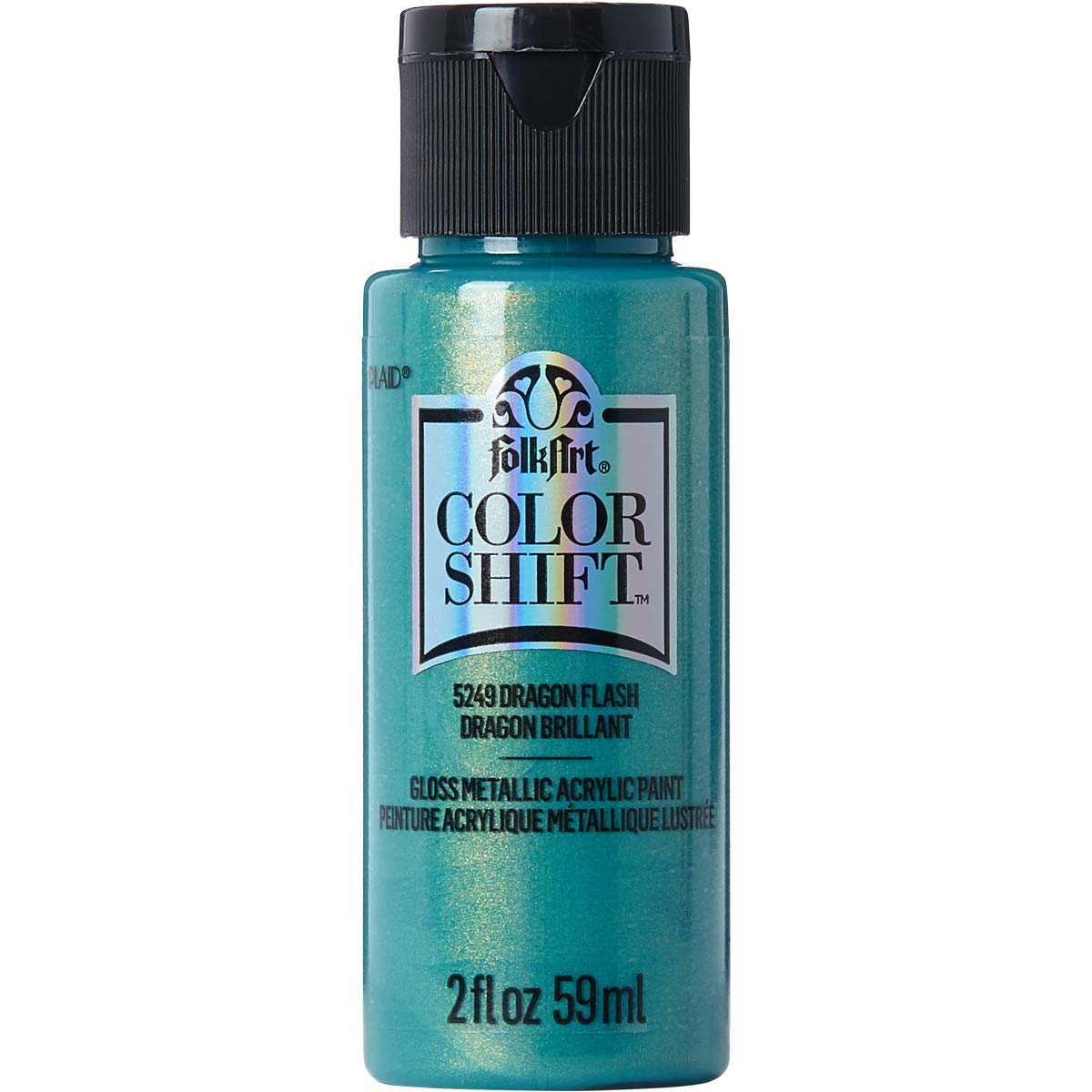 FolkArt Color Shift Acrylic Paint - Aqua Flash - DIY Craft Warehouse