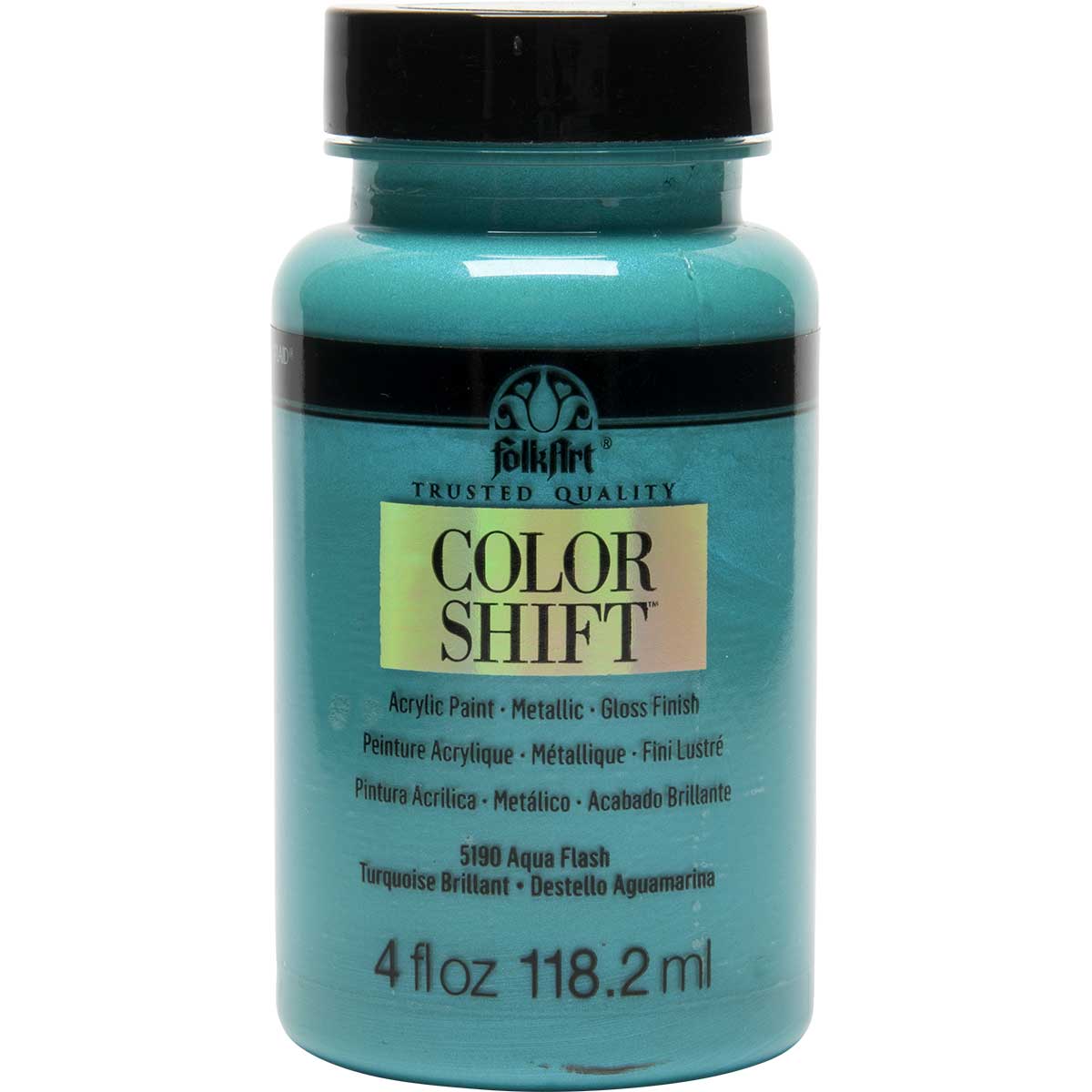 FolkArt Color Shift Acrylic Paint - Aqua Flash - DIY Craft Warehouse