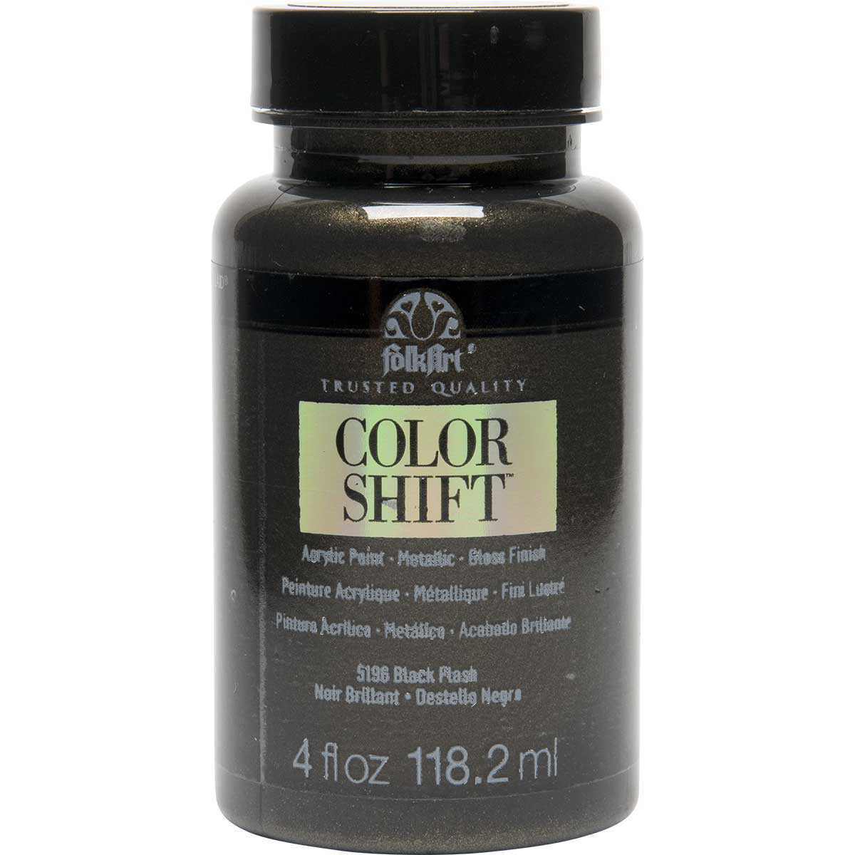 FolkArt Color Shift Acrylic Paint - Black Flash - DIY Craft Warehouse